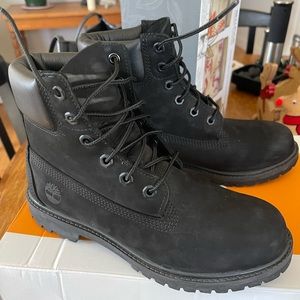 Women’s black Timberland boots
